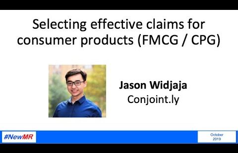 Selecting Effective Product Claims in CPG/FMCG