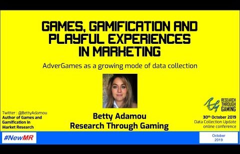 Games, Gamification and Playful Experiences in Marketing: AdverGames as a growing mode of data collection