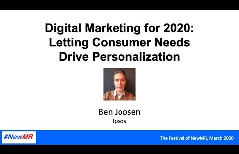 Digital Marketing for 2020: Letting Consumer Needs Drive Personalization
