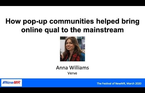 How pop-up communities helped bring online qual to the mainstream