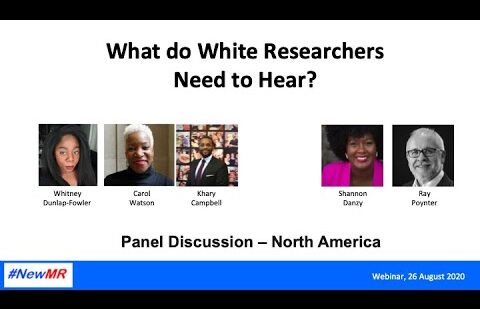 What do white researchers need to hear? USA panel discussion