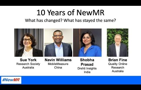 NewMR after 10 Years – APAC Session