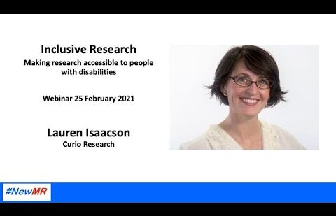 Inclusive Research – Making research accessible to people with disabilities