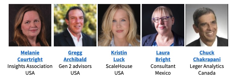 FF speakers Melanie Courtright, Gregg Archibald, Kristin Luck, Laura Bright, Chuck Chakrapani