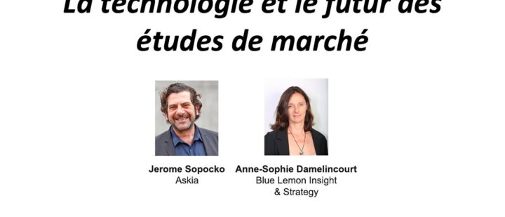 La technologie et le futur des études de marché