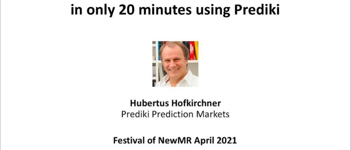 Create a prediction market for your MR project in only 20 minutes