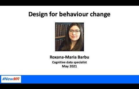 Design for behaviour change