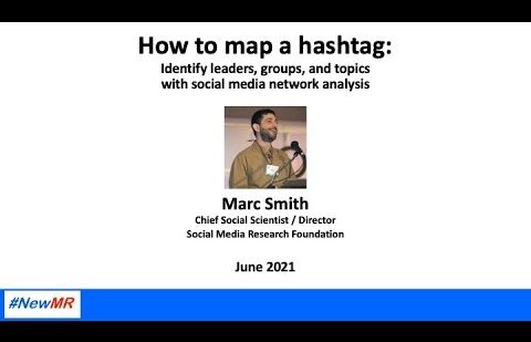 How to map a hashtag: Identify leaders, groups, and topics with network analysis