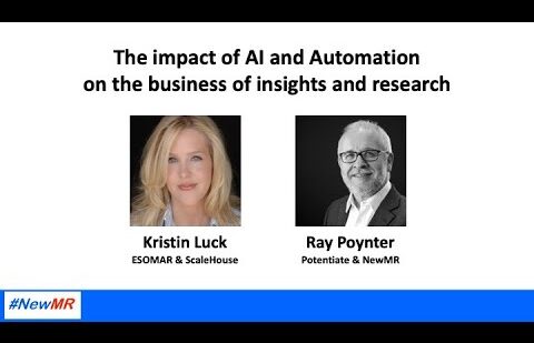 The impact of AI and Automation on the business of insights and research