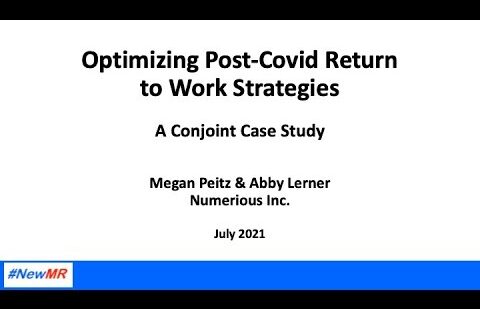 Optimizing Post-Covid Return to Work Strategies –  A Conjoint Case Study?