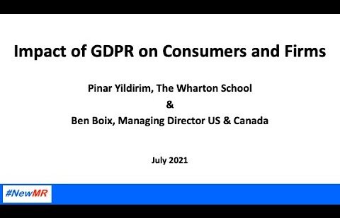 Impact of GDPR on Consumers and Firms