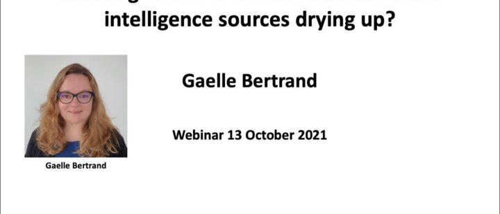 Knowing where to look: Are social media intelligence sources drying up? Webinar 2/3