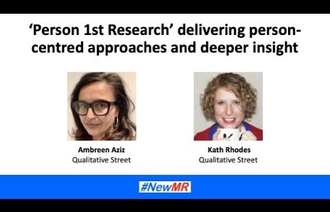 ‘Person 1st Research’ delivering person-centred approaches and deeper insight
