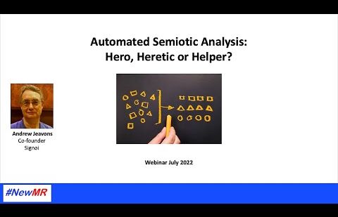 Automated Semiotic Analysis: Hero, Heretic or Helper?