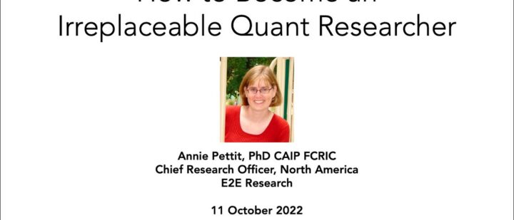 How to Become an Irreplaceable Quant Researcher
