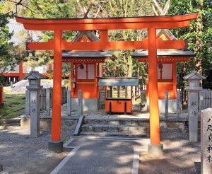 Temple Gate in Japan