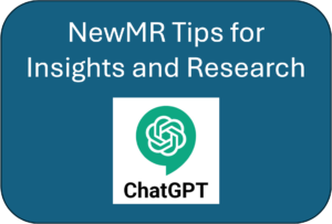 NewMR Tips