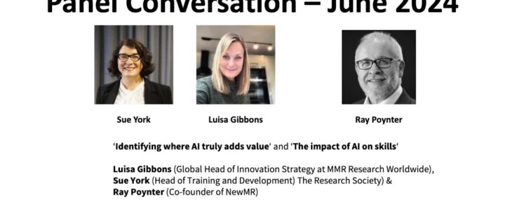 Panel Discussion on AI  – NewMR Webinar  – June 2024