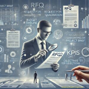 Man looking at RFQs