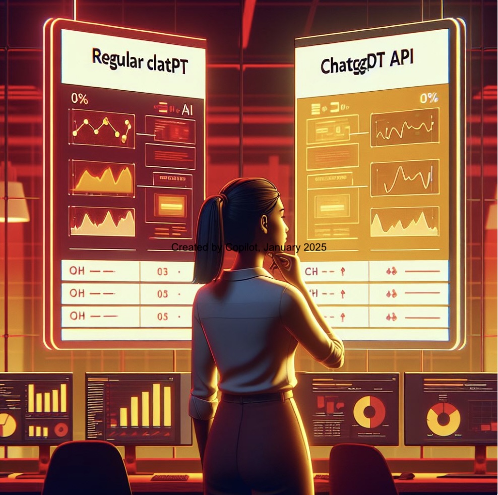 When should you use ChatGPT and when should you use the API version?