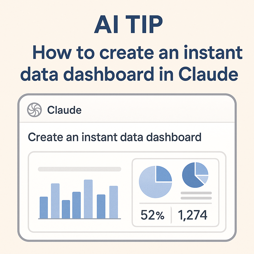 Create an Instant ‘Data Dashboard’ in Claude