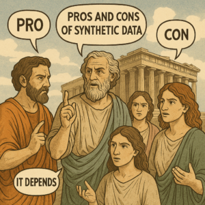 Pros and Cons of Synthetic Data
