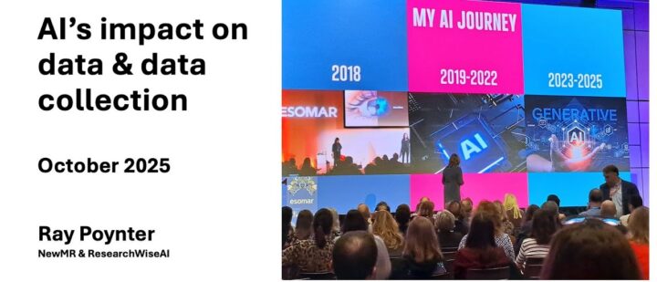 Ray Poynter – AI update – data and data collection – October 2025